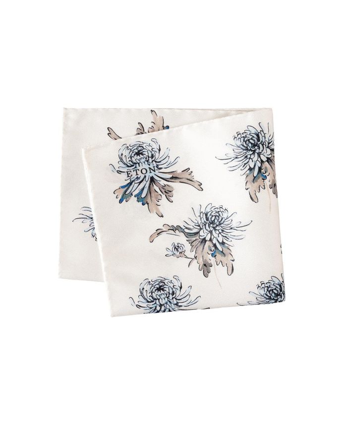 Flower Oxford Silk Pocket Square fra Eton