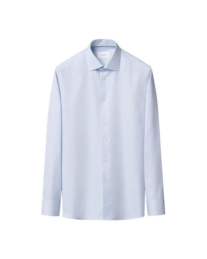 Houndstooth Signature Twill Shirt fra Eton