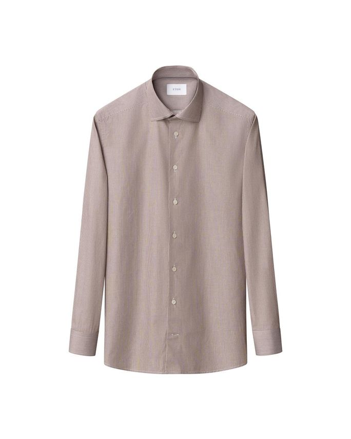 Striped Fine Twill Shirt fra Eton