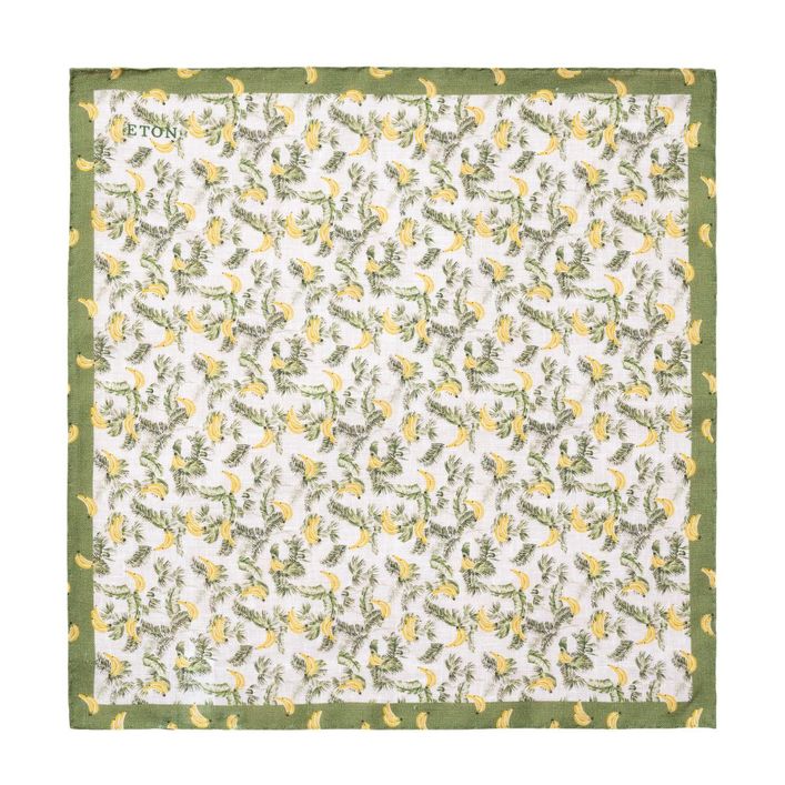 Banana Linen Pocket Square fra Eton