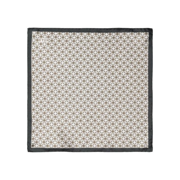 Geometric Silk Pocket Square fra Eton