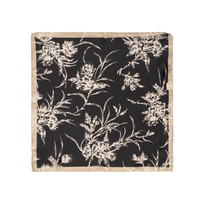 Floral Silk Pocket Square fra Eton