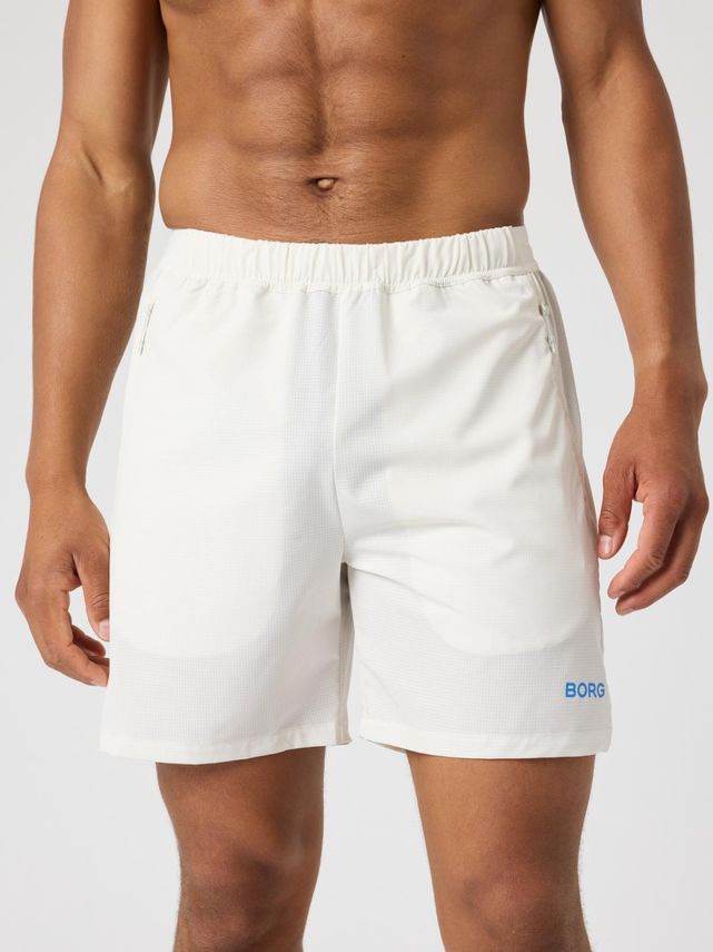 Borg Zip Shorts, Brushed Nickel fra Björn Borg