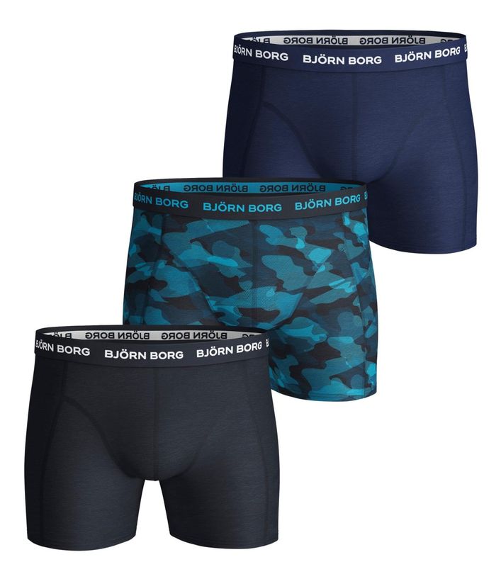 Cotton Stretch Boxer 3p, Multipack 9 fra Björn Borg