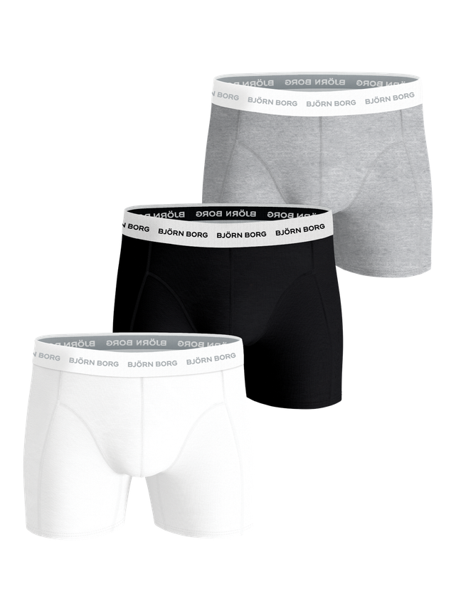 Cotton Stretch Boxer 3p, Multipack 9 fra Björn Borg