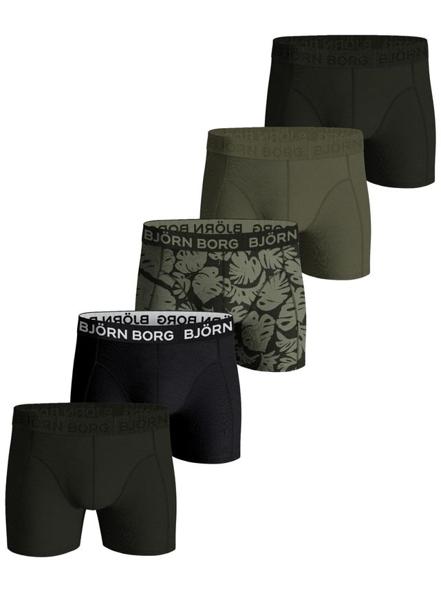 Cotton Stretch Boxer 5p, Multipack 2 fra Björn Borg