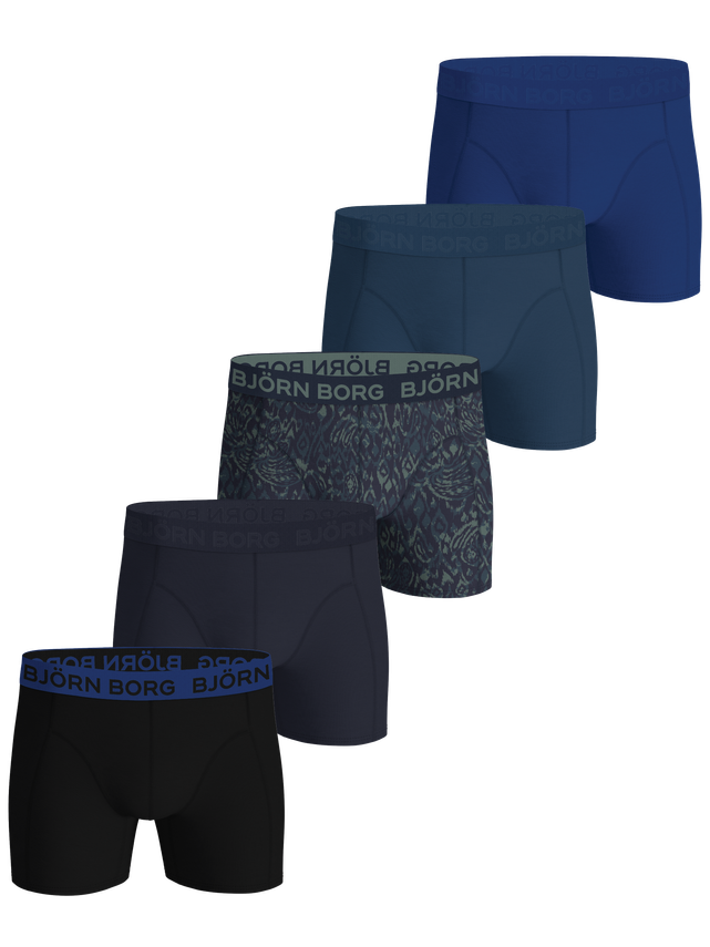 Bjørn Borg 5-pak Cotton Stretch Boksershorts på tilbud