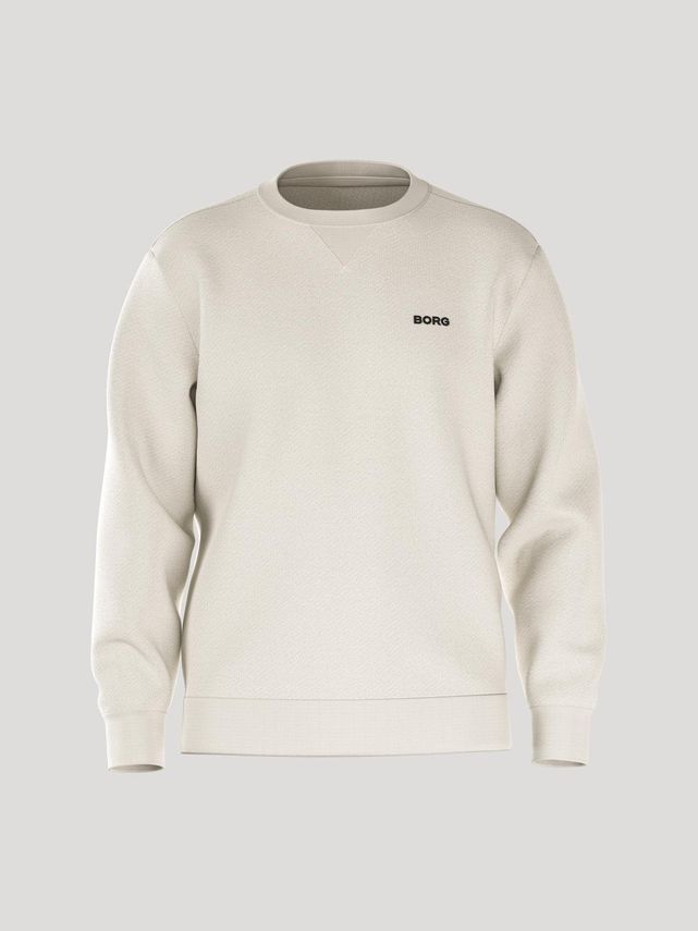 Borg Essential 4 Sweatshirt, Light Grey Melange fra Björn Borg