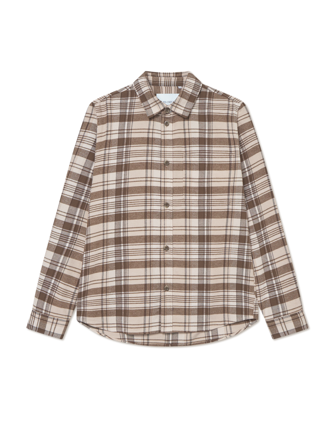 Lennon Check Overshirt fra Les Deux
