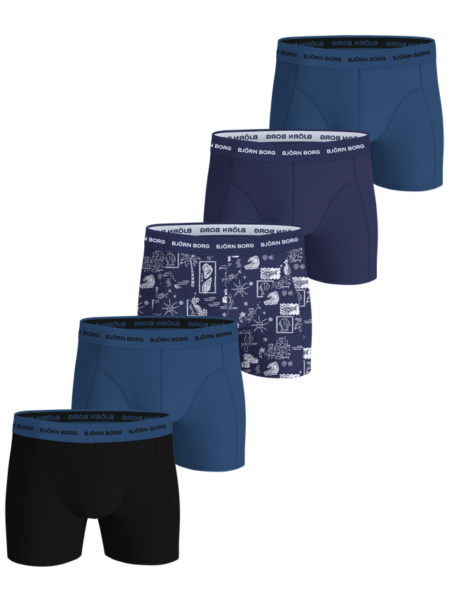 Cotton Stretch Boxer 5p, Multipack 3 fra Björn Borg