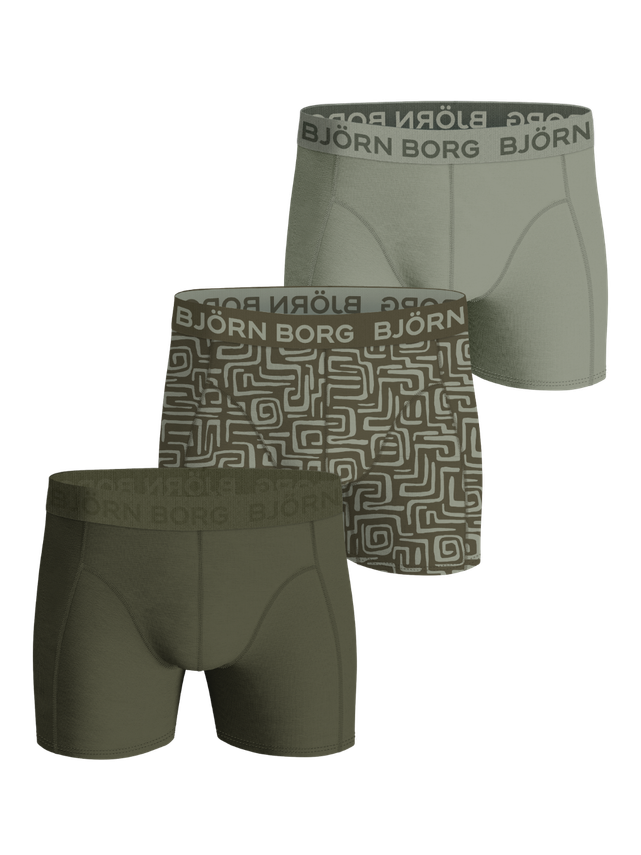 Cotton Stretch Boxer 3p, Multipack 8 fra Björn Borg