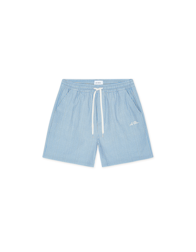 Stan Stripe Seersucker Swim Shorts fra Les Deux