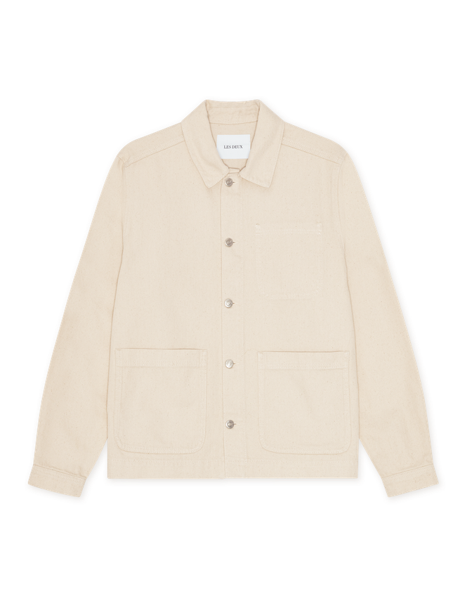 Layton Denim Overshirt fra Les Deux