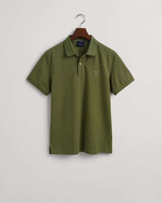 Gant Solid Pique Rugger – Tidløs stil til mænds garderobe