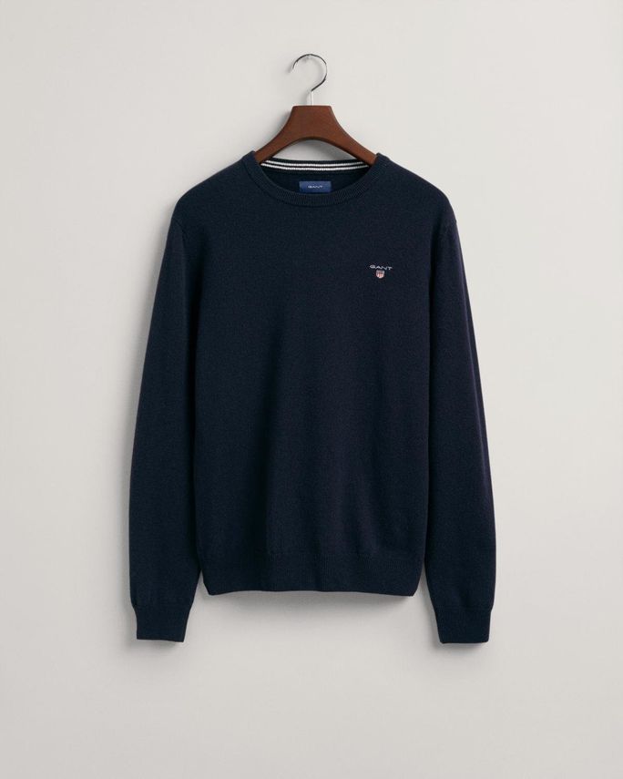 Super Fine Lambswool Crew fra Gant