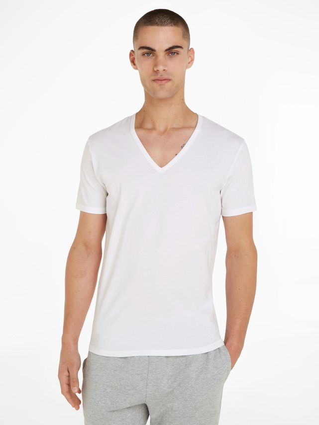 2-pak Calvin Klein V-hals T-shirts – Fantastisk tilbud!