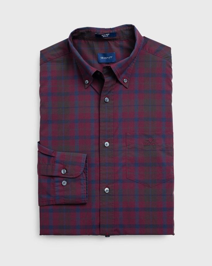 Gant Regular Fit Plaid Skjorte – Fantastisk Tilbud!
