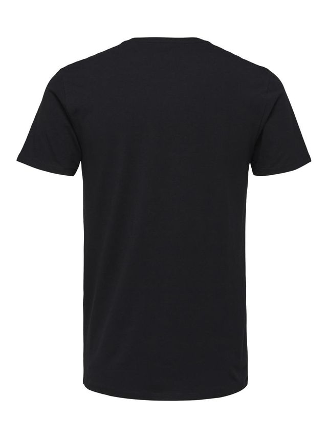 Selected Slhnewpima Kortærmet T-shirt B Noo – Fantastisk Tilbud!