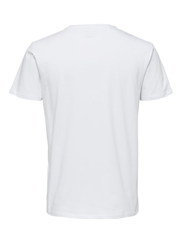 Selected Slhnewpima T-shirt med rund hals – Udsalg!