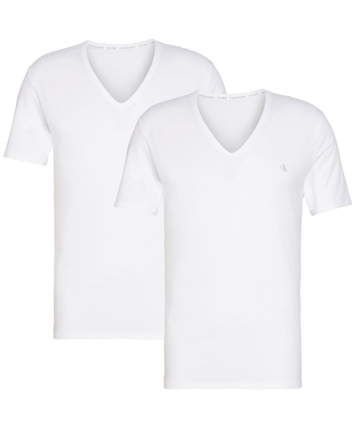 Calvin Klein 2-Pak V-Hals T-shirts – Stilfuld Komfort