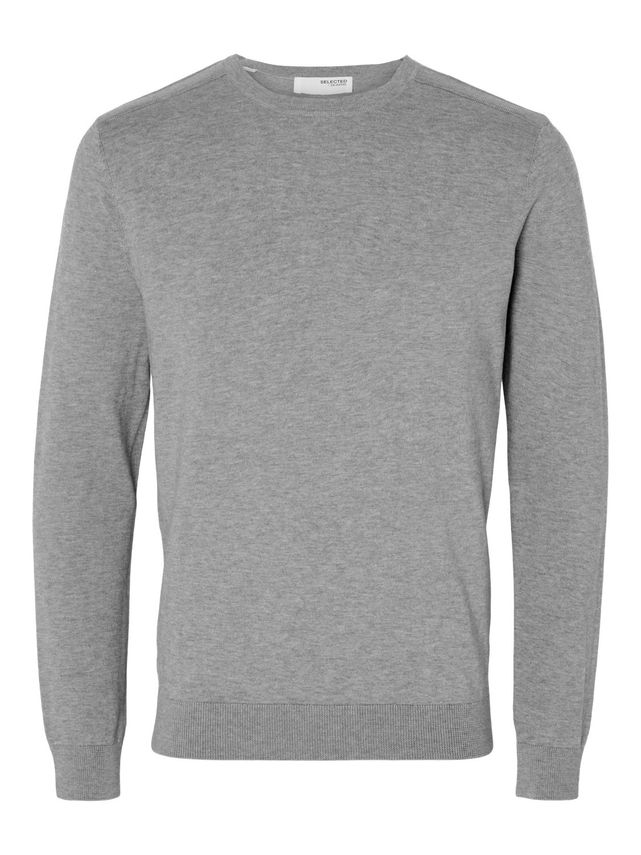 Slhberg Crew Neck B Noos - 100% Bomuld Tilbud!