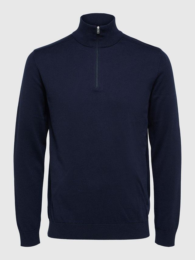 Slhberg Half Zip Cardigan B No – Fantastisk tilbud!