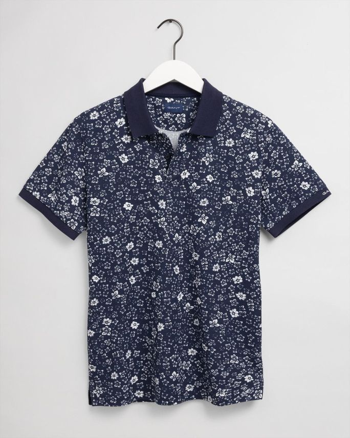 Gant Freedom Flower Pique Poloshirt - Stilfuld til enhver lejlighed!