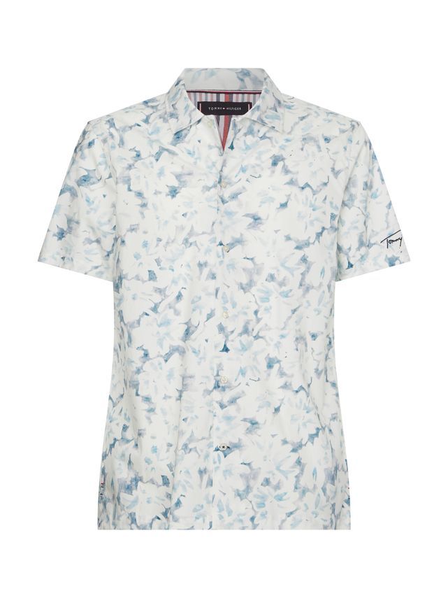Tie Dye Print Shirt S S fra Tommy Hilfiger