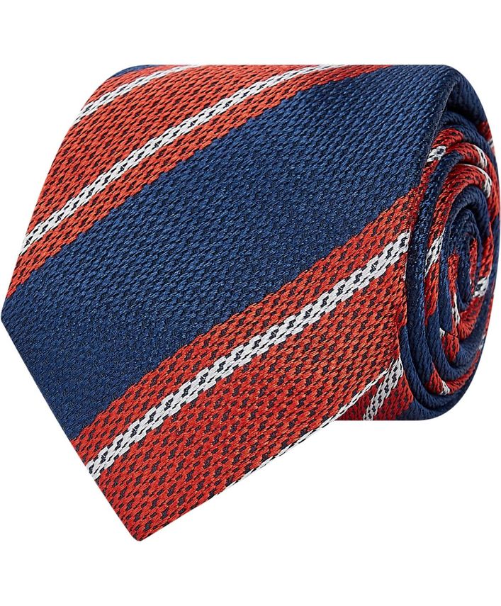 Silk Blend Large Stripe Tie fra Tommy Hilfiger