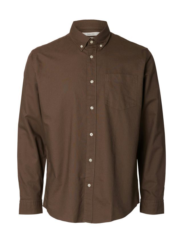 Slhregrick Ox Flex Shirt Ls S fra Selected
