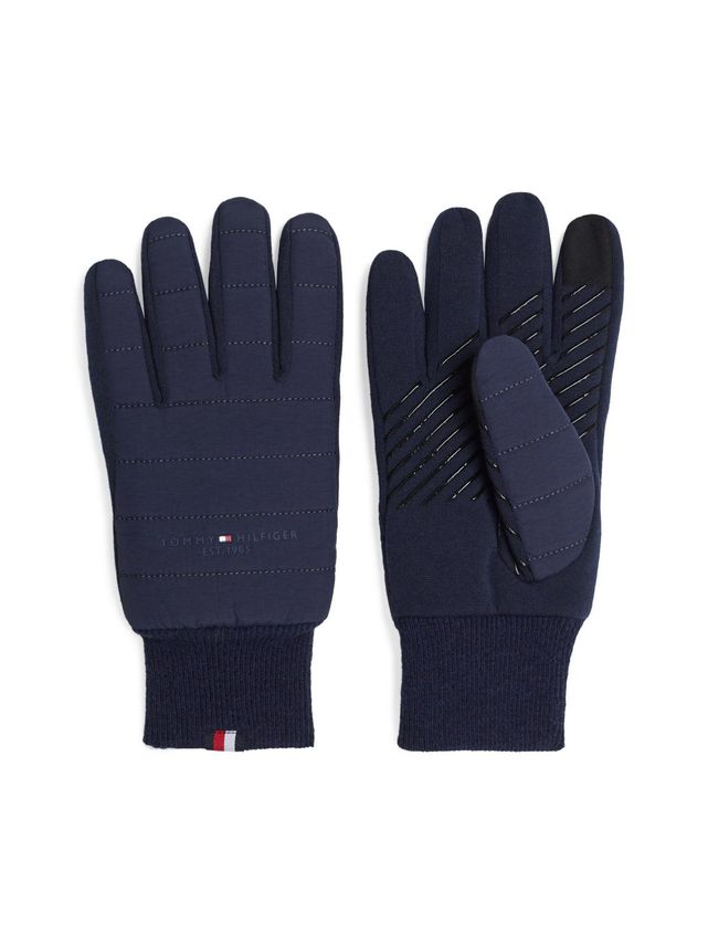 Th Established Mix Nylon Gloves fra Tommy Hilfiger