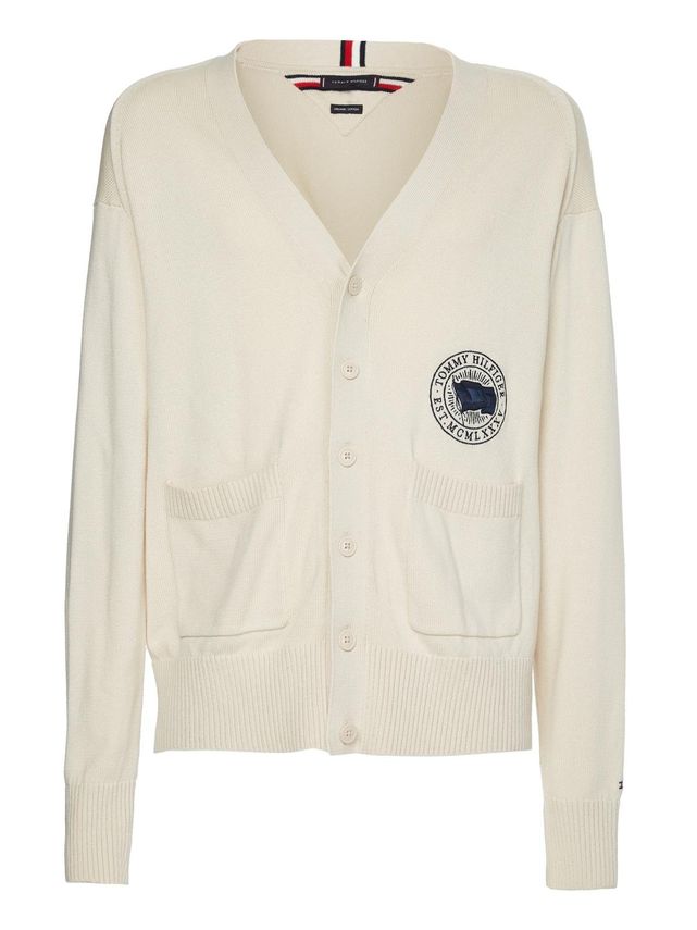 Wavy Flag Cardigan fra Tommy Hilfiger