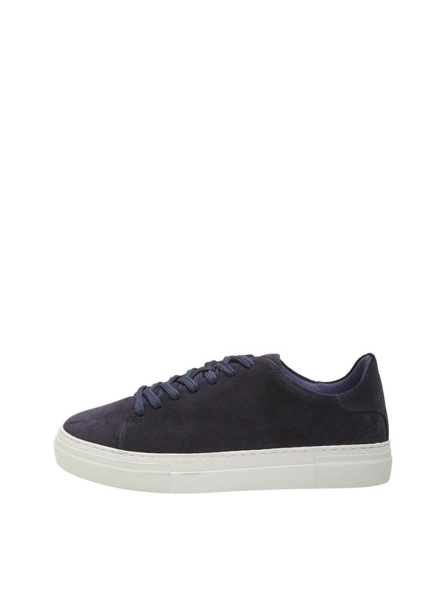 Slhdavid Chunky Clean  Suede Traine fra Selected