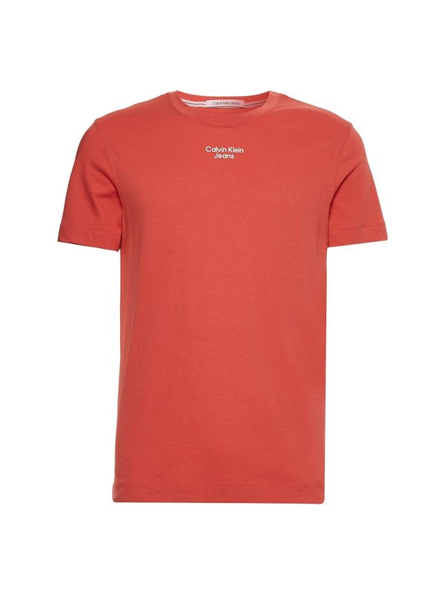 Calvin Klein Jeans Stacked Logo T-shirt på udsalg!
