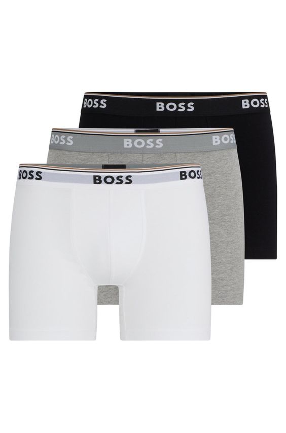 BOSS Black 3-pak Boxershorts på tilbud – Stil og Komfort!