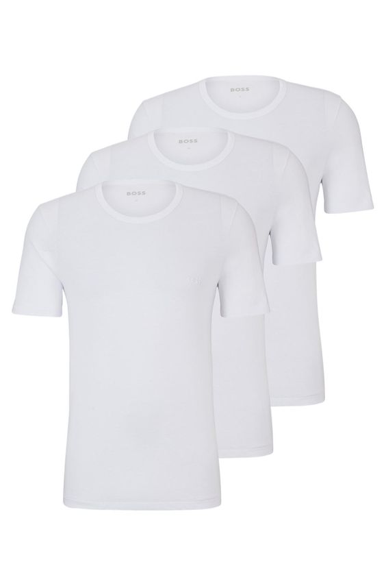 BOSS 3-pak T-shirts Rn 3p Classic – Fantastisk tilbud!
