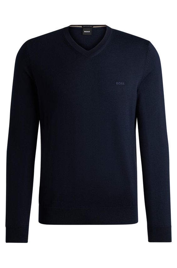 BOSS Baram L V-hals Sweatshirt – Fantastisk Tilbud!