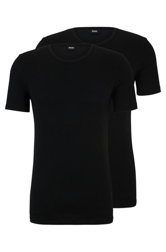 T-shirt 2-pak Modern 10243513 fra Boss Black - Fantastisk tilbud!
