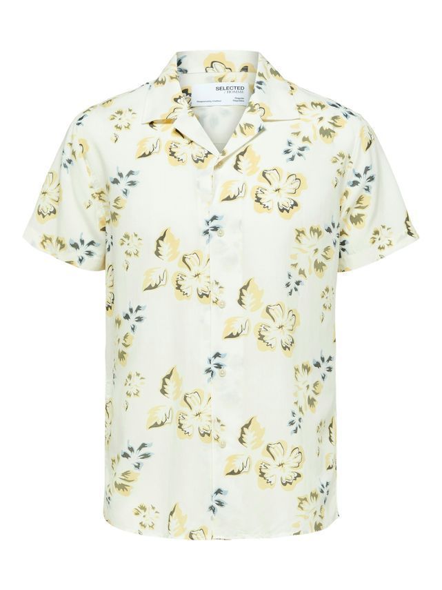 Slhregviggo Shirt Ss Aop W fra Selected