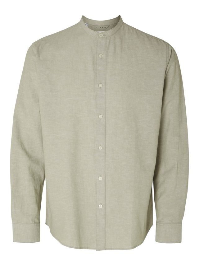 Slhregnew Linen Shirt Ls China W fra Selected