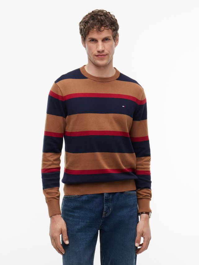 Pima Org Ctn Cashmere Crew Neck fra Tommy Hilfiger