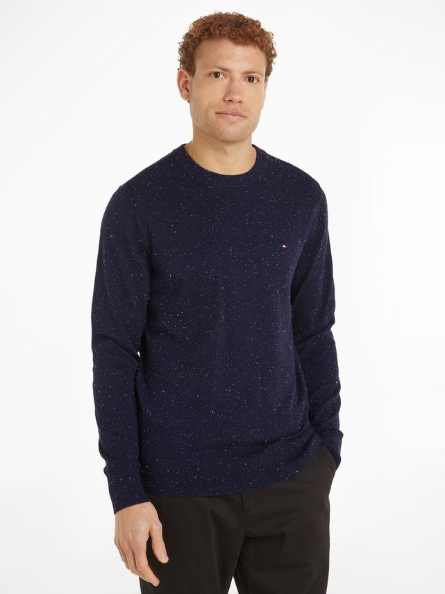 Pima Org Ctn Cashmere Crew Neck fra Tommy Hilfiger