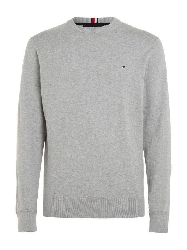 Pima Org Ctn Cashmere Crew Neck fra Tommy Hilfiger