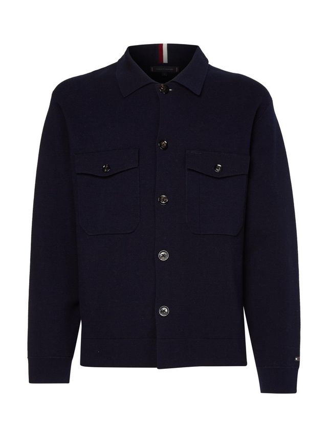 Full Milano Knitted Jacket fra Tommy Hilfiger