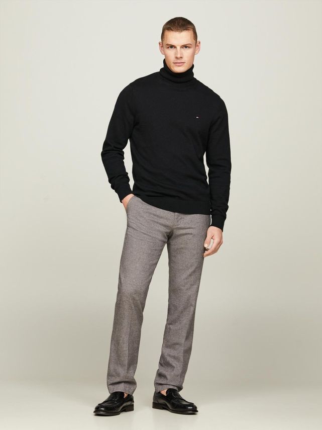 Tommy Hilfiger Pima Cashmere Rullekrave - Fantastisk Udsalg!