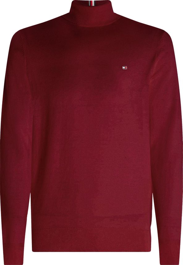 Pima Org Ctn Cashmere Roll Neck fra Tommy Hilfiger