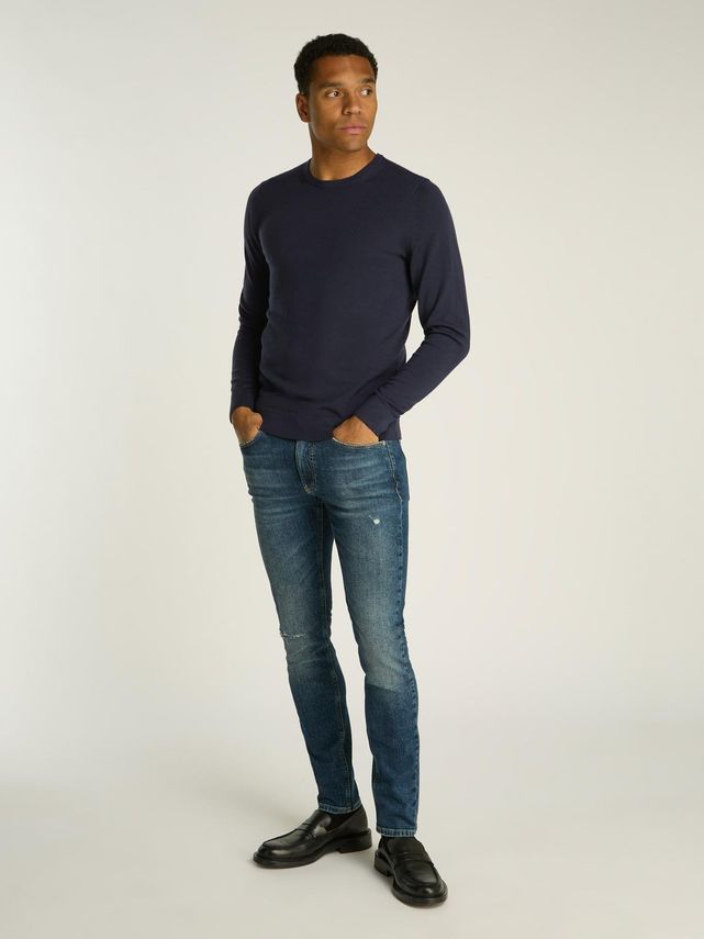 Superior Wool Crew Neck Sweater fra Calvin Klein
