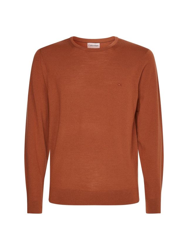 Superior Wool Crew Neck Sweater fra Calvin Klein