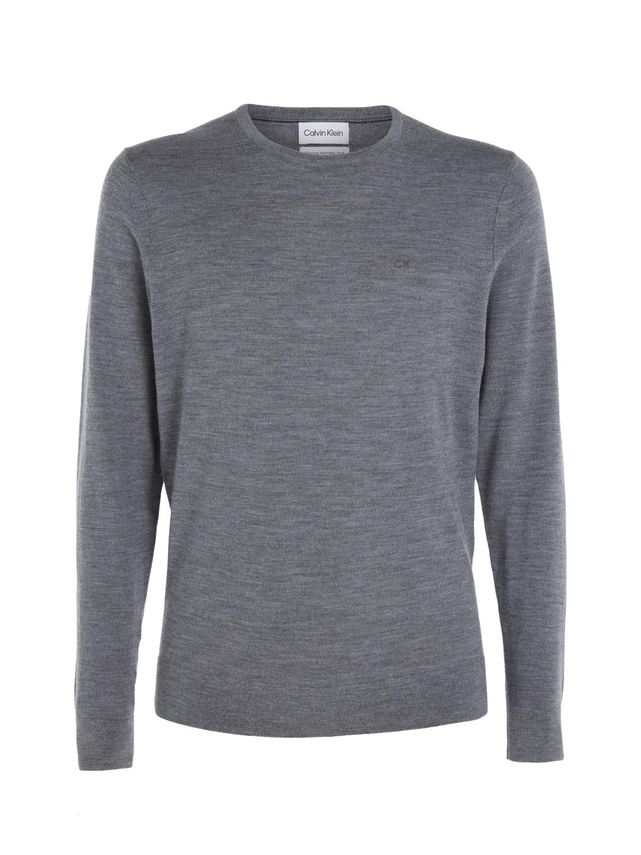 Calvin Klein Uld Crew Neck Sweater - Udsalg! Must-have!