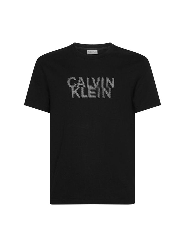 Calvin Klein T-shirt med logo - på tilbud!